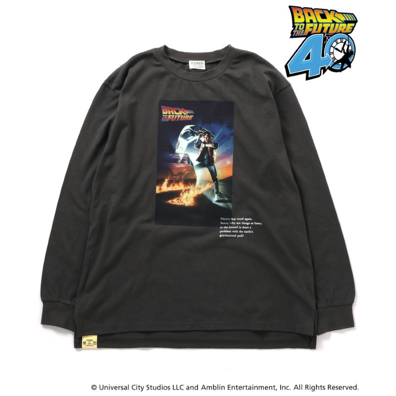 F.O.KIDS バックトゥザフューチャー 長袖Tシャツ CH